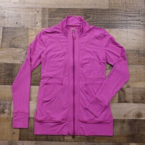 Lucy‎ Activewear track Jacket women's medium magenta